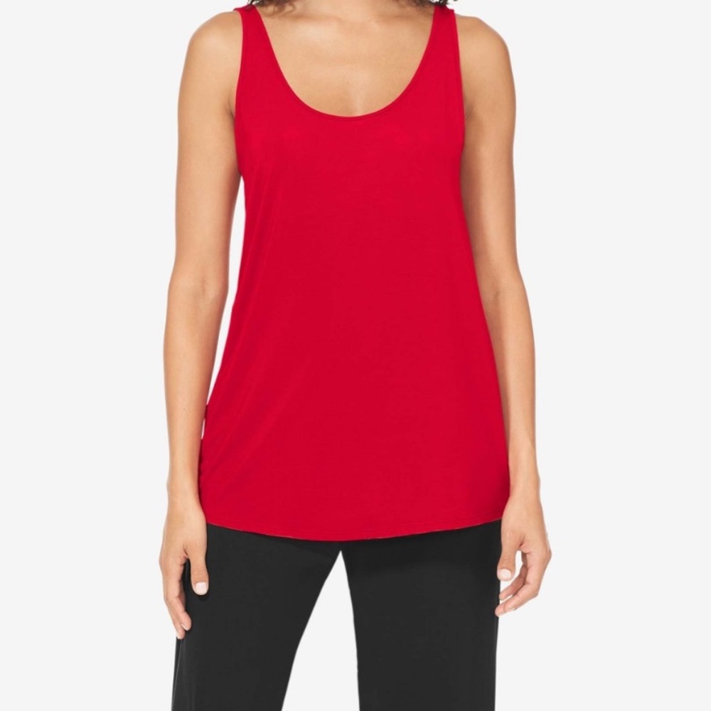 red Tommy John Womens sleep tank Second skin size medium
